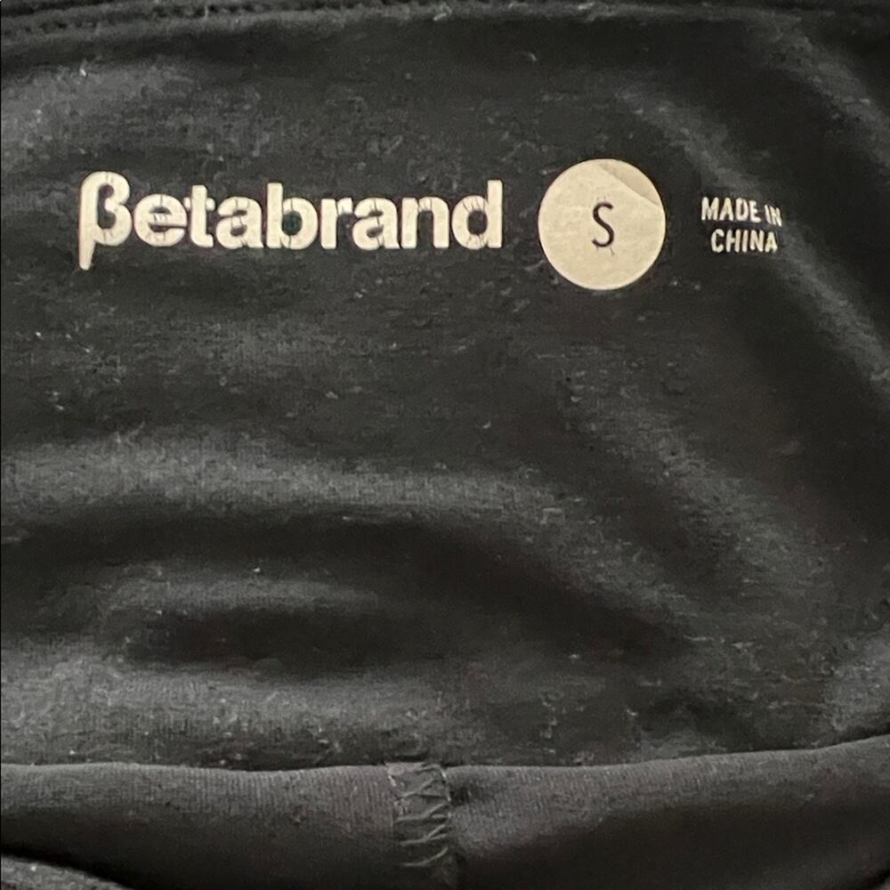 Betabrand Women's Ponte Mini Skort Shorts Attached in Black - Picture 7 of 9